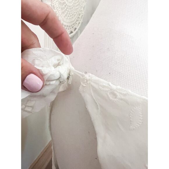 Marchesa Notte White Embroidered Minidress Size 8 NWT - Picture 5 of 12